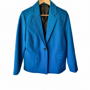 Blue EYE Vintage Bright Blue Spring Blazer